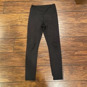 marika snakeskin embossed black leggings